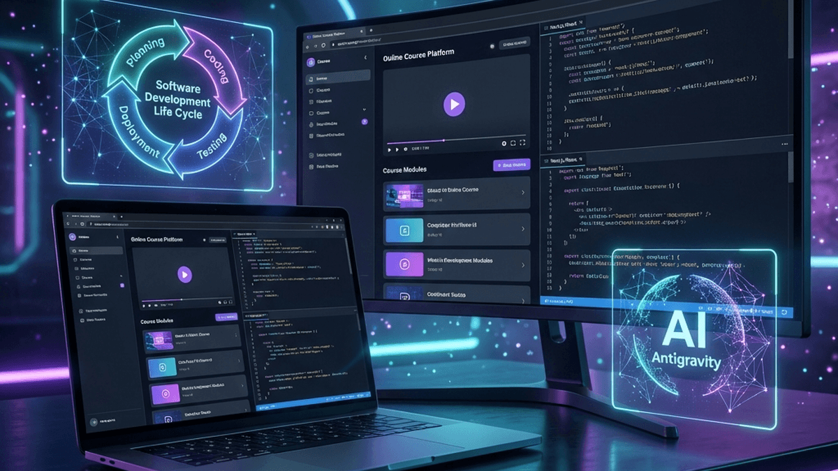 สร้างเว็บคอร์สเรียนออนไลน์สไตล์ Udemy ด้วย Antigravity และ SDLC แบบชิลๆ