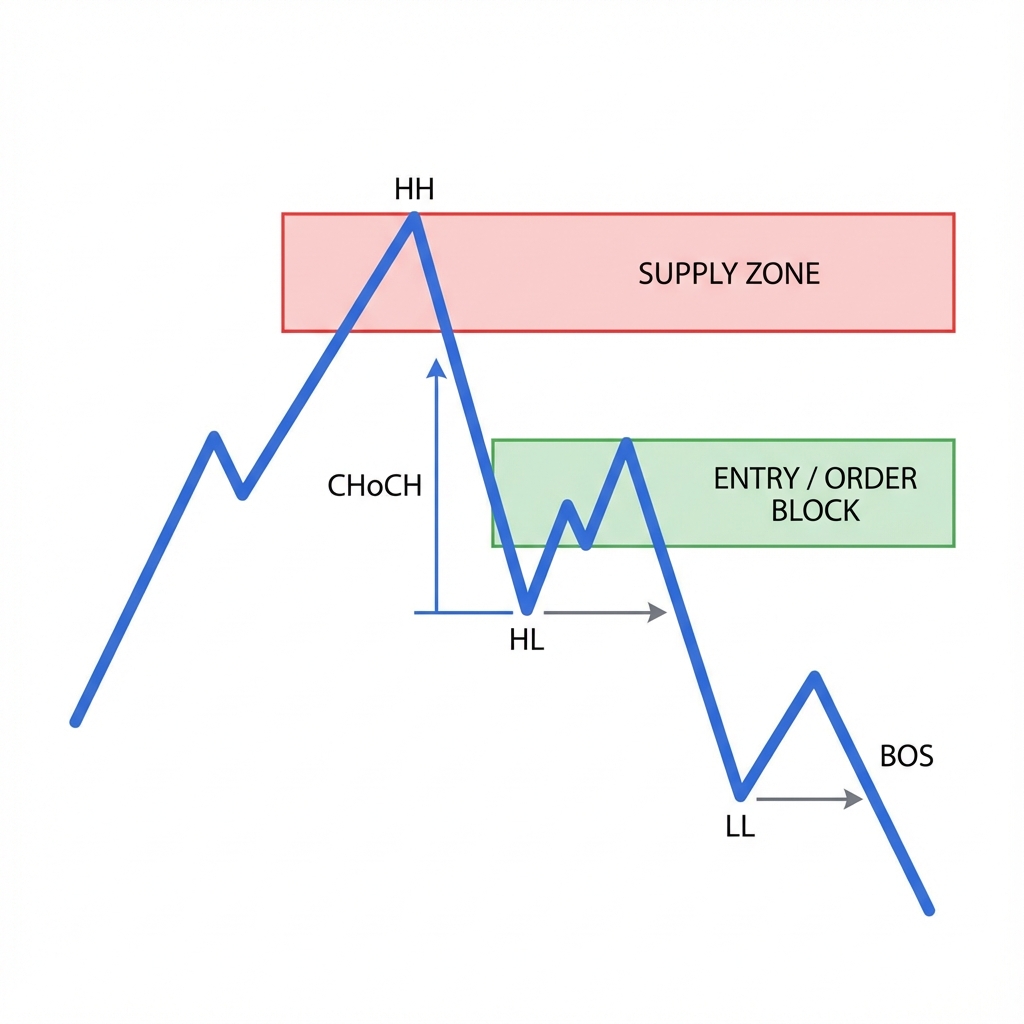 Market Structure Setup Diagram