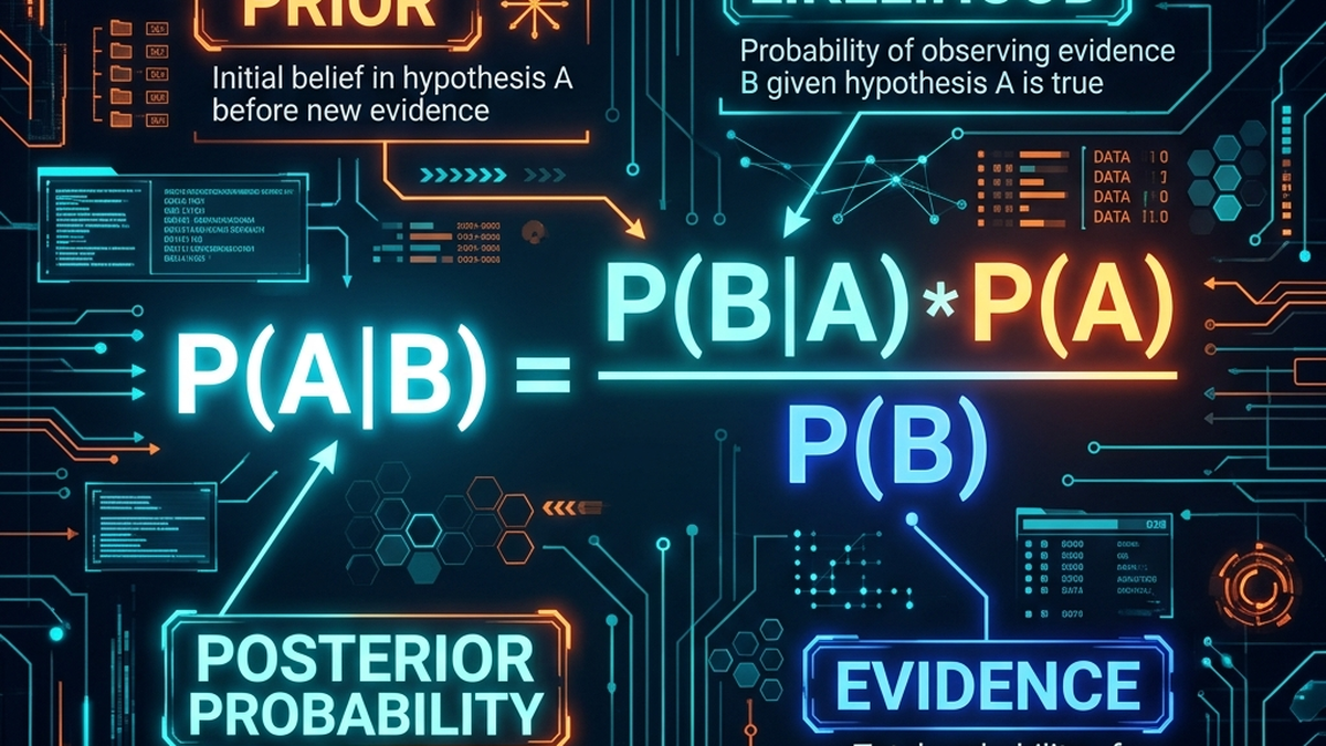 ความสัมพันธ์ระหว่าง Prior, Likelihood, Posterior และ Evidence ในสูตรของ Bayes ทฤษฎี Bayes' Theorem กับการคำนวณและจำแนกข้อมูลตามปัจจัยนำเข้า