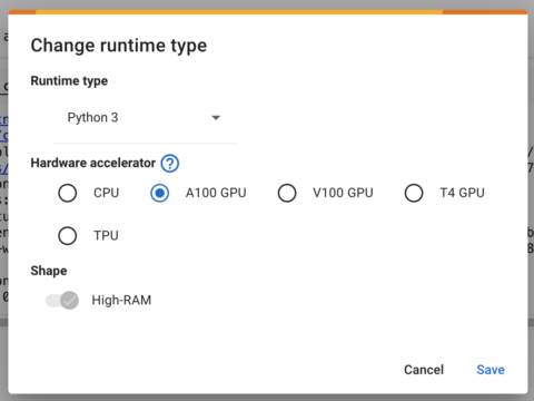 Runtime Selection