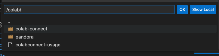 Select folder